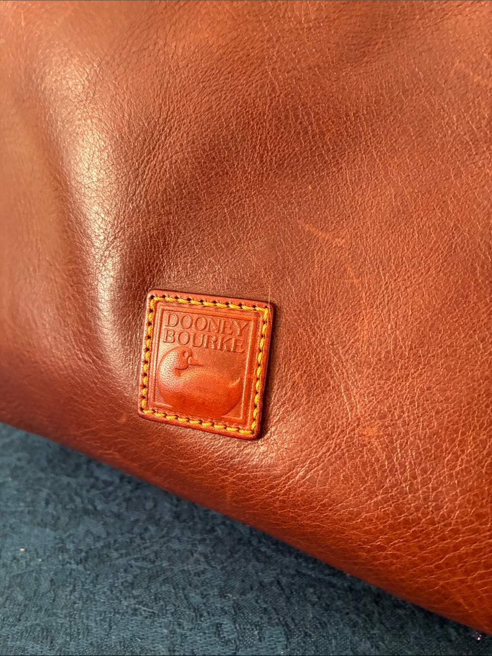 Vintage Dooney & Bourke Leather Hobo Bag - Picture 3 of 9